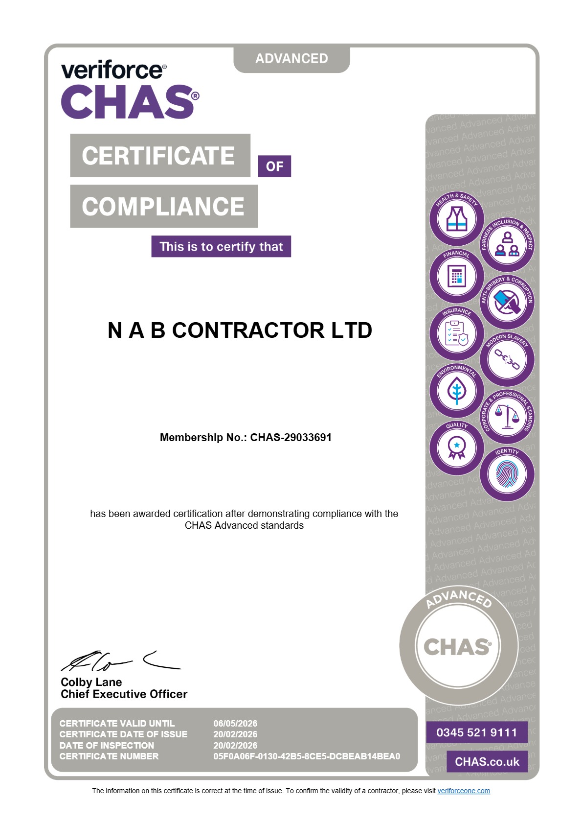 CHAS Accreditation
