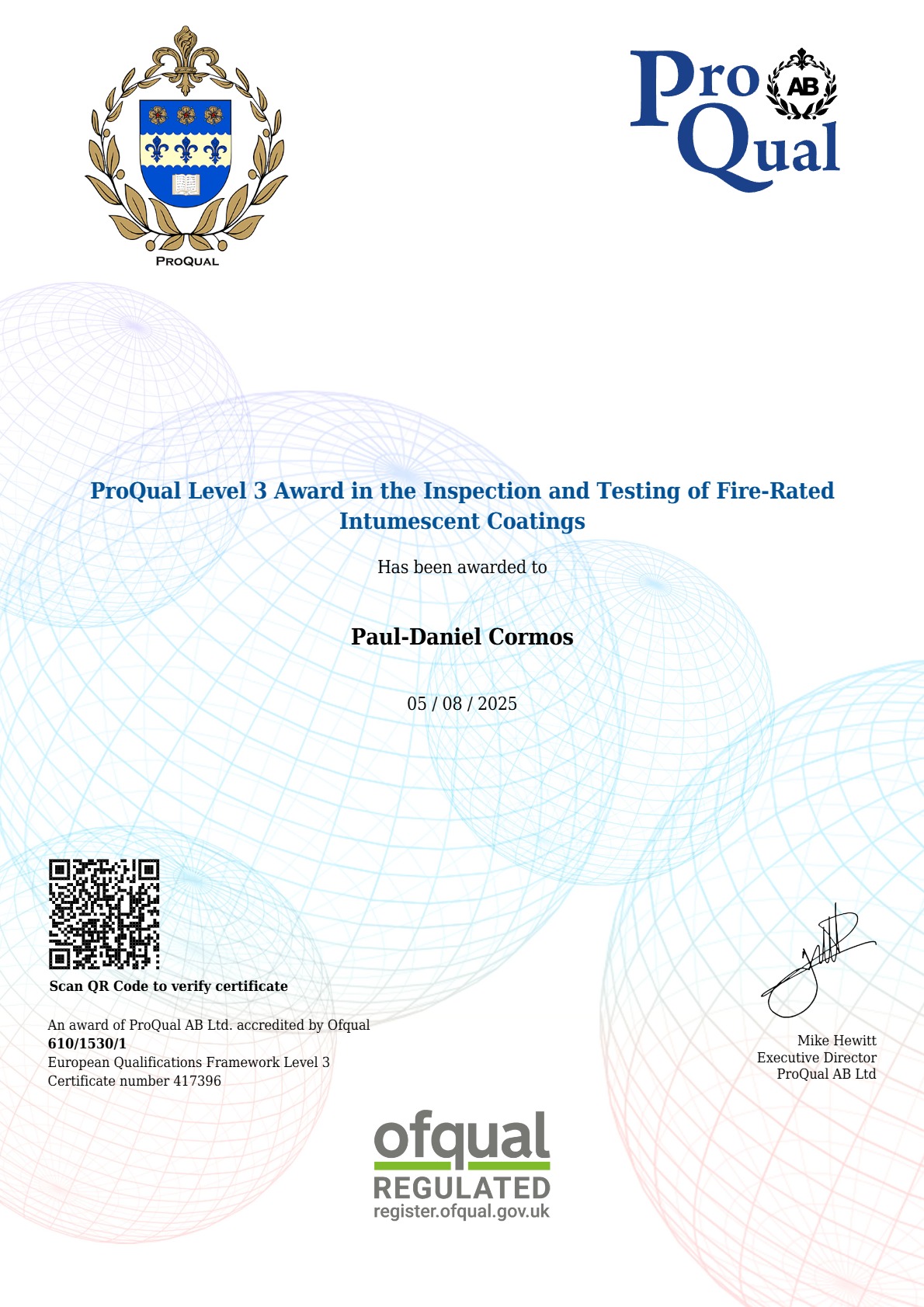 CSCS Certifications